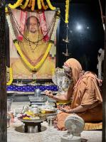 Jalabhisheka and Shodashopachar Puja at HH Shrimat Parijnanashram Swamiji III Sannidhi, Karla (2 March 2025)
